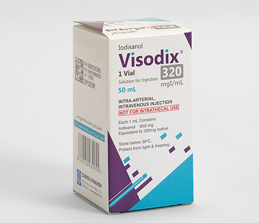 Iodixanol VISODIX INJECTION PARENTERAL 320 mg/1mL 50 mL - تصویر 1