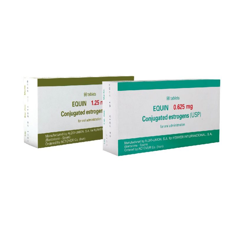 اکوئین اکوئین (استروژن کنژوگه) EQUIN® 1.25MG TAB - تصویر 1