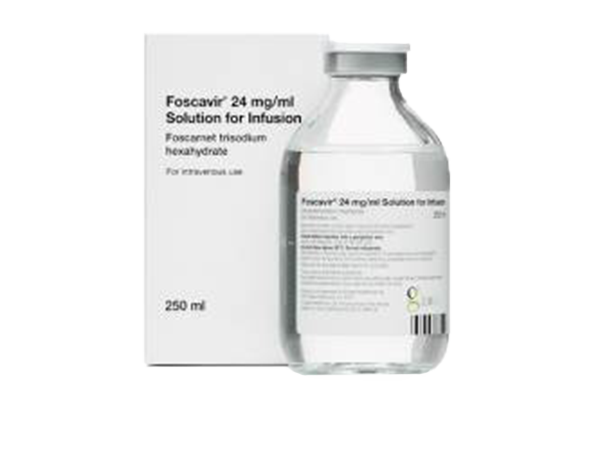 FOSCAVIR محلول تزریقی فوسکاویر 24 میلی گرم FOSCAVIR® 24MG/ML 250ML INJ - تصویر 1
