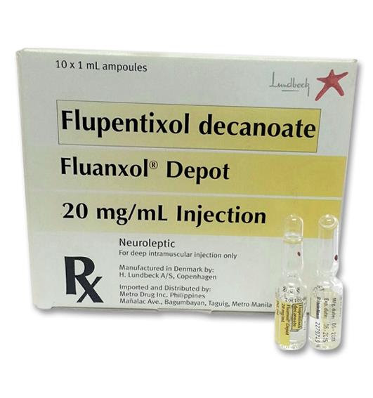 Fluanxol Depot آمپول فلوانکسول 20میلی گرم/میلی لیتر-فلوپنتیکسول FLUANXOL Injection 20 mg/ml - تصویر 1