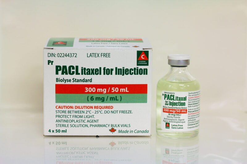 ویال پکلی تاکسل بیولیس 300 میلی گرم/میلی لیتر 50 میلی لیتر PACLITAXEL 300MG/50ML  VIAL - تصویر 1
