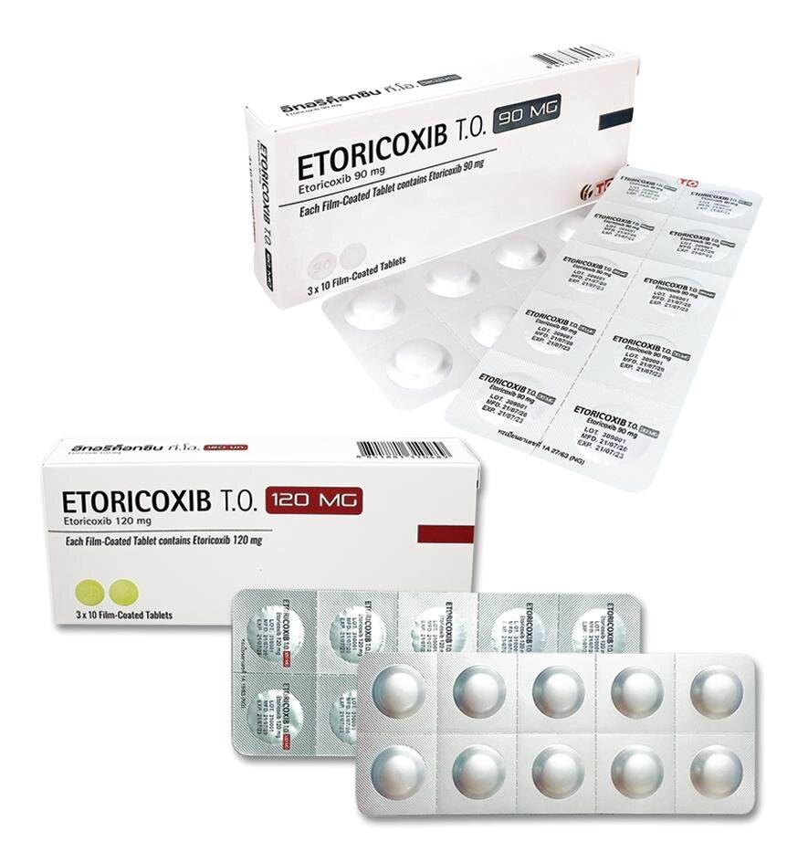 etoricoxib اتوریکوکسیب ETORICOXIB 90MG TAB - تصویر 1