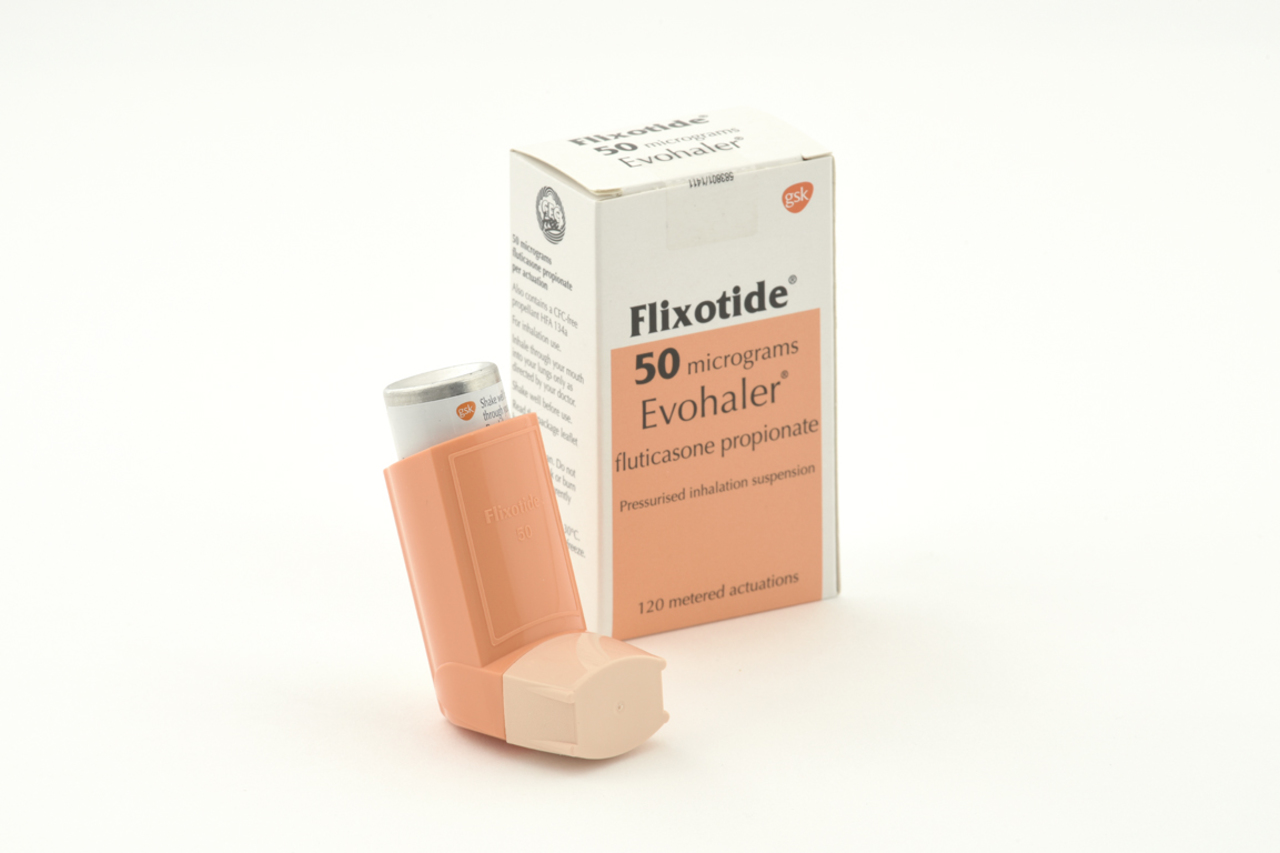 flixotide-evohaler-50-10b اسپری فلکسوتاید 50 میکروگرم/دوز 120 دوز-فلیکسوتاید | FLIXOTIDE Inhaler 50 mcg/dose,120 doses - تصویر 1
