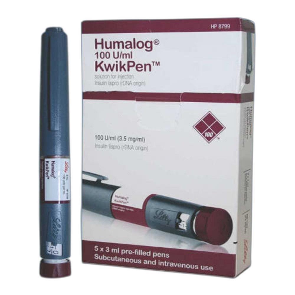 Humalog 100 IU Pen قلم هومالوگ 100 واحد/میلی لیتر 3 میلی لیتر HUMALOG 100 IU/1mL 3ML PEN - تصویر 1