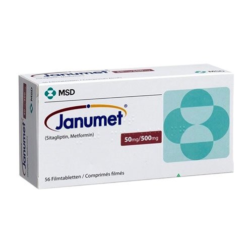 janomt قرص ژانومت JANUMET® 50/1000MG TAB - تصویر 1