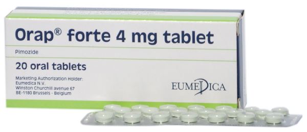 pimozide 4 mg PIMOZIDE 4MG TAB - تصویر 1