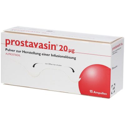 پودر قابل تزریق پروستاواسین 20 میلی گرم PROSTAVASIN® 20MCG AMP