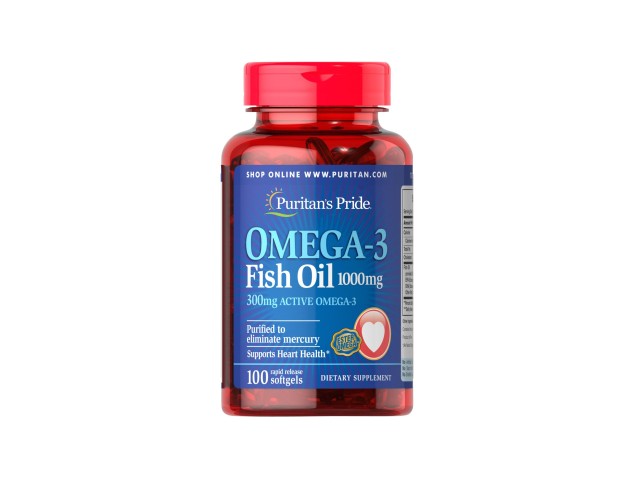 قرص امگا 3 – Fish Oil 1000mg پوریتان پراید (100 عددی)_61fd6277c80c8.jpeg قرص امگا 3 - Fish Oil 1000mg پوریتان پراید (100 عددی) - Image 1