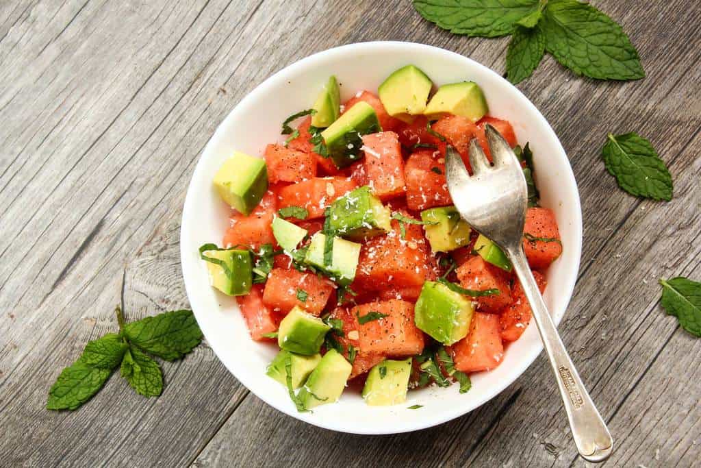 خیار و هندوانه آبرسان غذای ضد آکنه