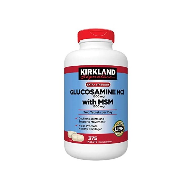 قرص تقویتی مفاصل گلوکوزامین کرکلند 1500mg (375 عددی) قرص تقویتی مفاصل گلوکوزامین کرکلند 1500mg (375 عددی) - تصویر 1