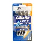 خودتراش مردانه Comfort Blue3 ژیلت 3 عدد - تصویر 2