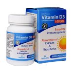 قرص ویتامین D3 1000 واحد او پی دی فارما 30 عدد - تصویر 4