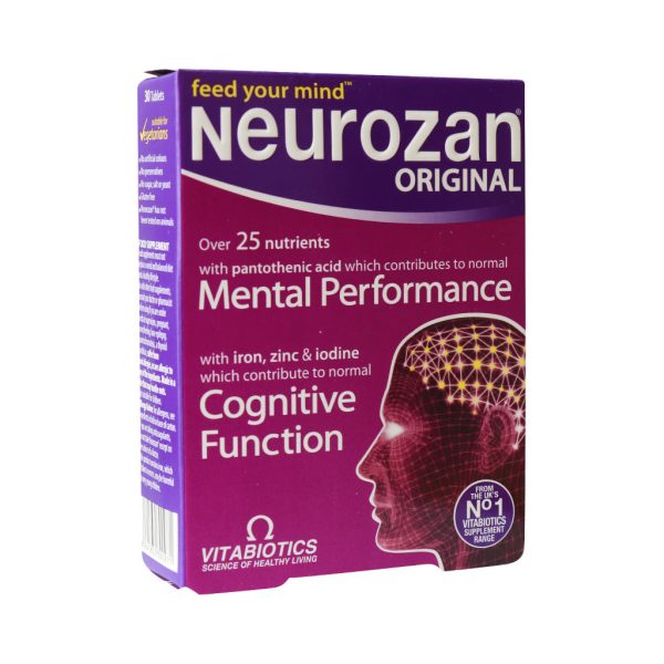 neurozan vitabiotics قرص نروزان ویتابیوتیکس اورجینال ۳۰ عدد - Image 1