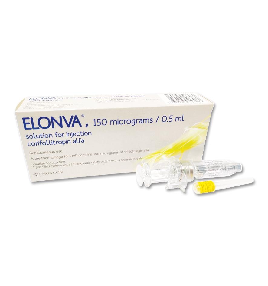 Elonva سرنگ آماده تزریق الونوا 150 میکروگرم/0.5 میلی لیتر | ELONVA 150 ug/0.5 ml Prefilled Syring - تصویر 1