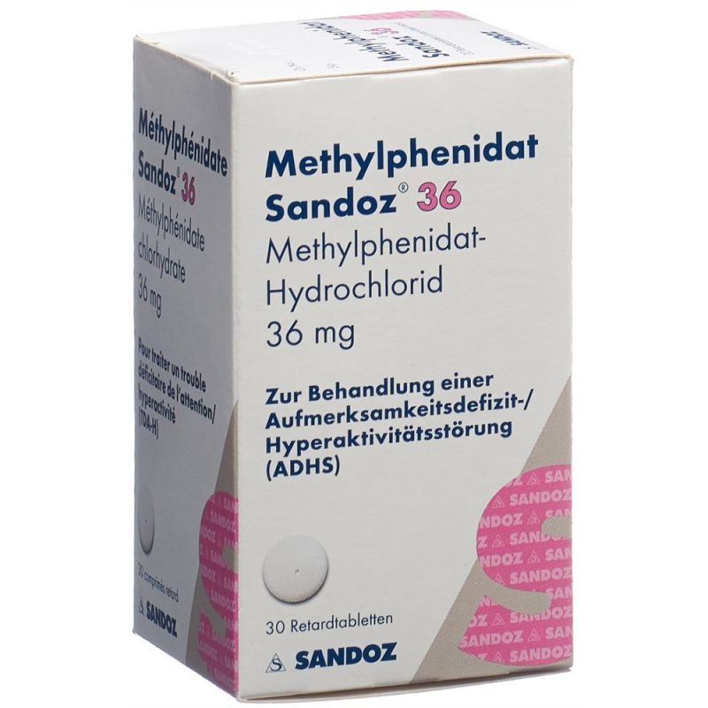 methylphenidat-sandoz قرص متیل فنیدات ساندوز 18 میلی گرم | METHYLPHENIDAT SANDOZ 18 MG Tablet - تصویر 1