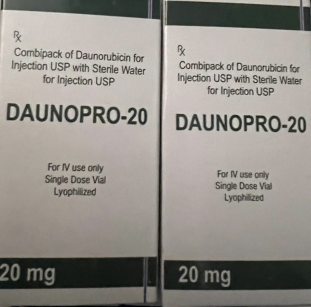 دانوپرو 20 پودر برای تزریق دانوپرو 20 میلی گرم DAUNOPRO 20 mg Powder For Injection - Image 1