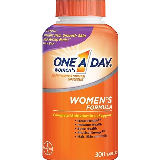 One A Day Women Bayer مولتی ویتامین بانوان بایر Bayer One Day Women's (300 عددی) - تصویر 1