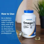 سافت ژل امگا 3 نوتریکاست Nutricost Omega 3 (120 عددی) - تصویر 9