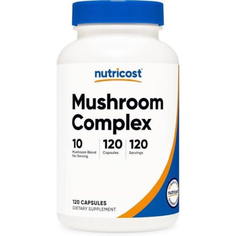 کپسول قارچ تقویت سیستم ایمنی بدن نوتریکاست Nutricost Mushroom Complex (120 عددی) - تصویر 2