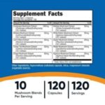 کپسول قارچ تقویت سیستم ایمنی بدن نوتریکاست Nutricost Mushroom Complex (120 عددی) - تصویر 5