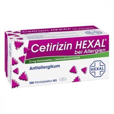 قرص ستریزین هگزال 10 میلی گرم (ستیریزین) | CETIRIZINE HEXAL Tablet 10 mg