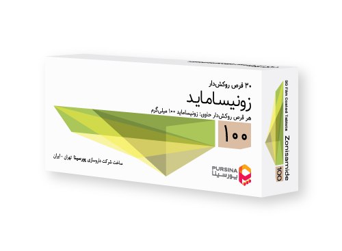 ZONISAMIDE PURSINA 100MG TAB قرص زونیساماید پورسینا 100 میلی گرم | ZONISAMIDE PURSINA 100MG TAB - تصویر 1
