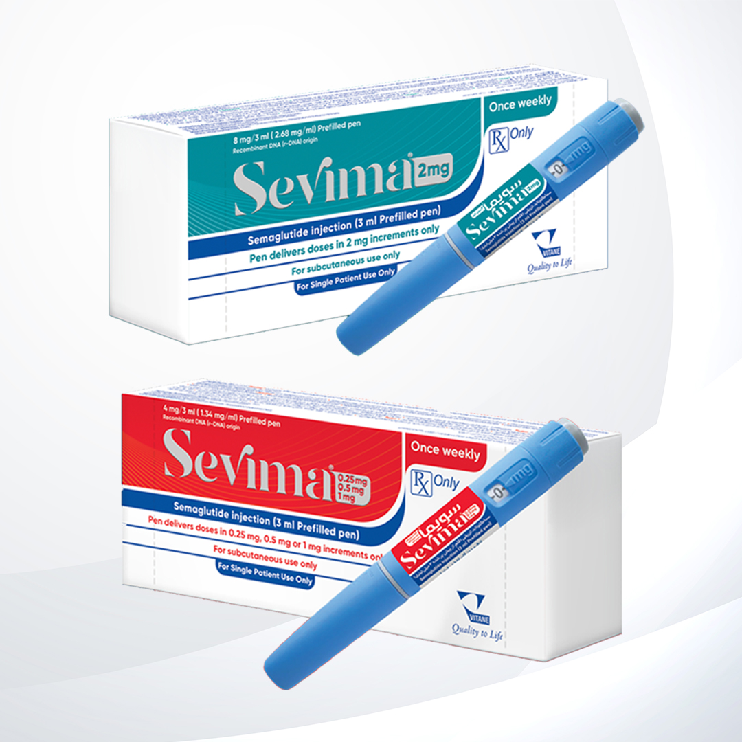 سویما® (Semaglutide Injection) قلم تزریق سویما 4 میلی گرم/3 میلی لیتر (1 میلی گرم) | SEVIMA 4 mg/3 ml Prefilled Pen (1mg) - Image 1